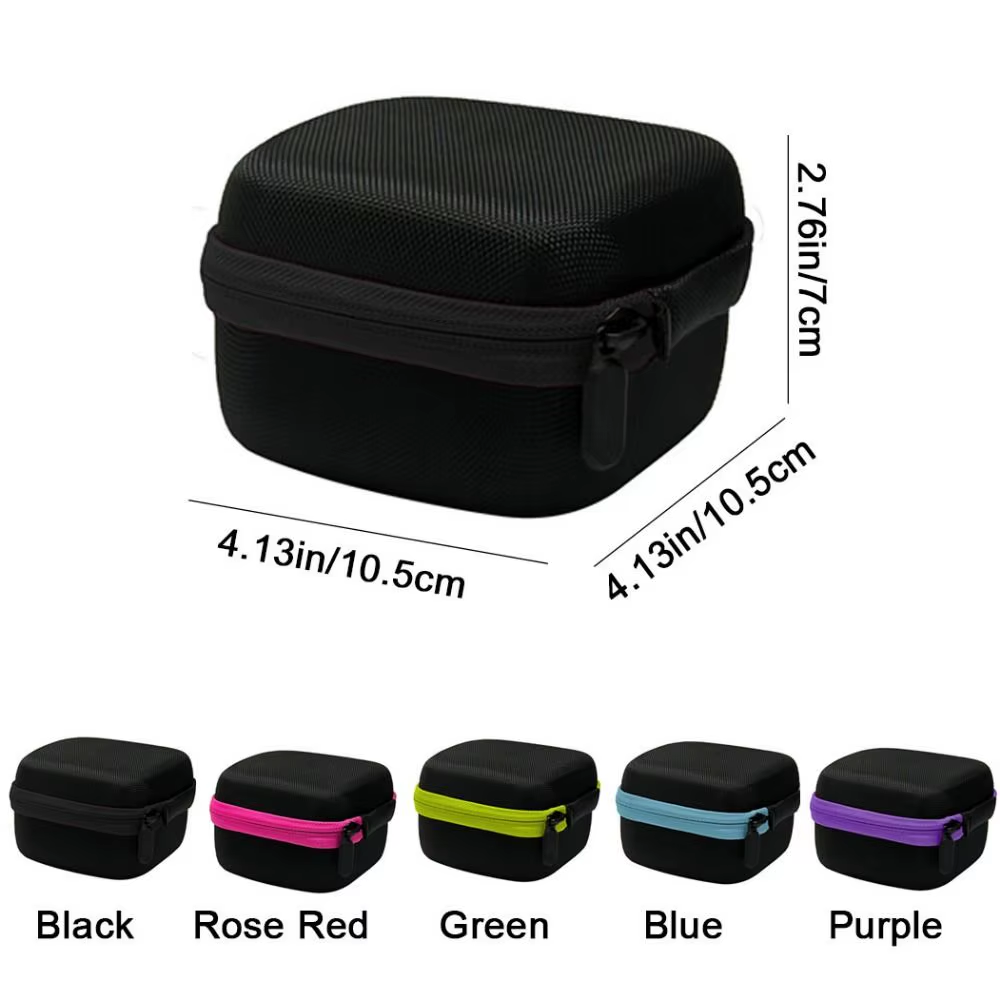 10ML 9 Vials Storage Case EVA Waterproof Insulin Vial Protector Wear-Resistant Large Capacity Essentials Oil Case for Home