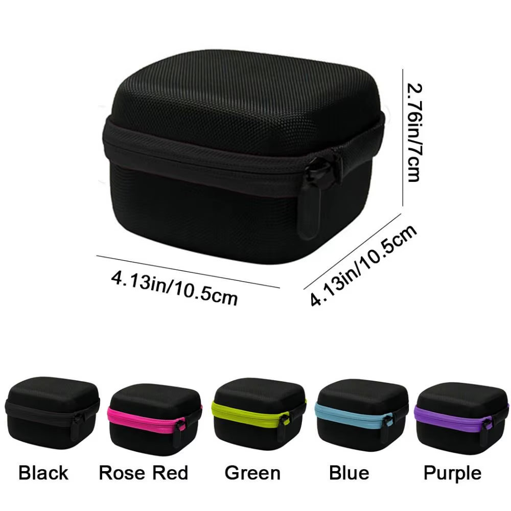 10ML 9 Vials Storage Case EVA Waterproof Insulin Vial Protector Wear-Resistant Large Capacity Essentials Oil Case for Home