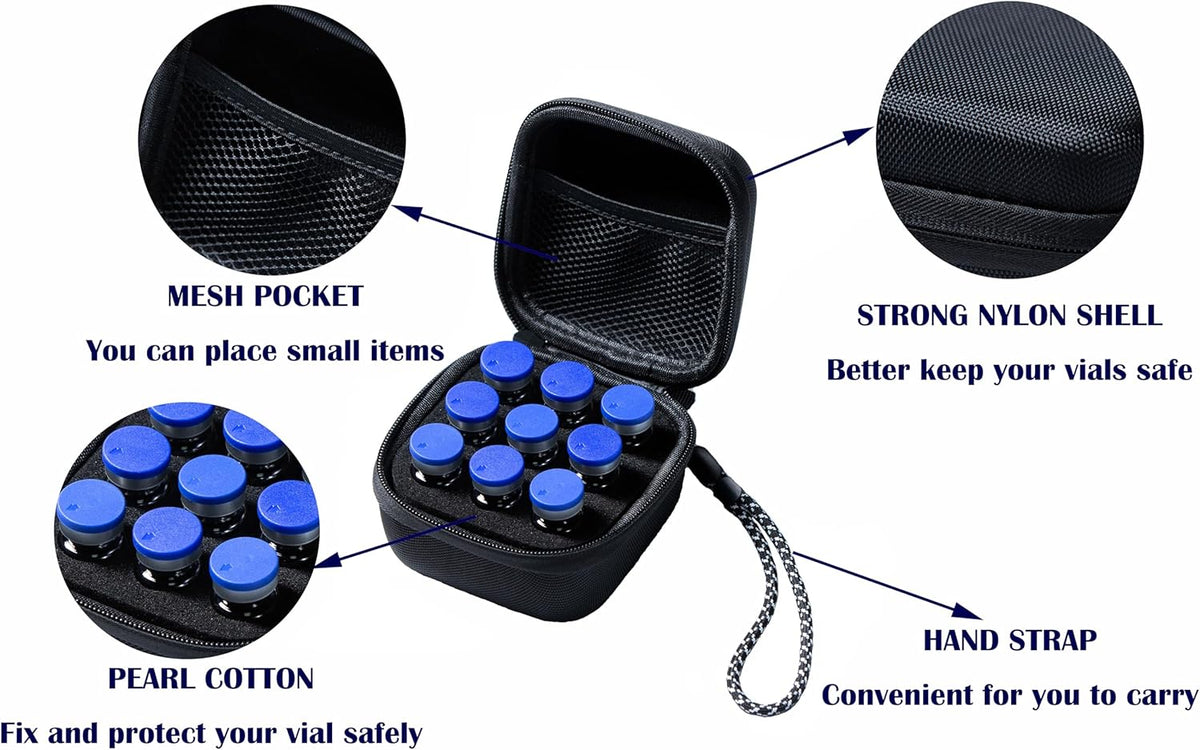 9 Vials Storage Case